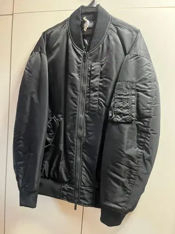 블랙 MA-1 플라이트 자켓 다운 XL