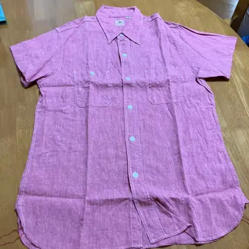 SUGARCANE 반팔 셔츠 M 사이즈 핑크