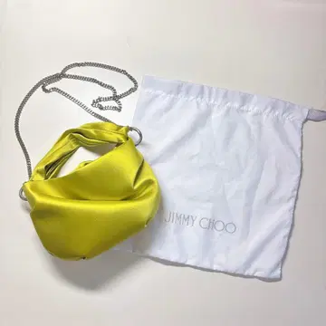 JIMMY CHOO 라임 그린 숄더백