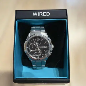 WIRED 쿼츠 손목시계 블랙