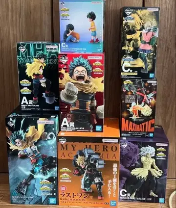 나의 히어로 아카데미아 피규어 묶음 판매 세트 제일복권 등