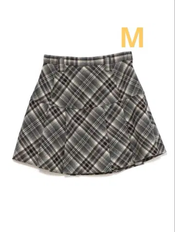 andmary Coco check mini pleats skirt