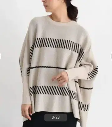 야마다야 CLOVE 자카드 돌먼 니트