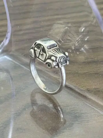 레어 CITROEN 시트로엥 2CV 클래식카 925 반지 10호