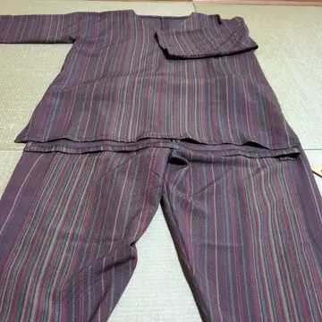 순수 실크 기모노 리메이크 팬츠 셋업