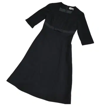 도쿄 소와르 RYOKO KIKUCHI 블랙 포멀 원피스 7호 S