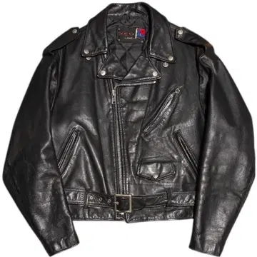 빅 사이즈 44 Schott 미국제 518 더블 라이더 자켓 블랙