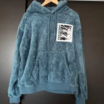 ROCK NUTRIENT 플리스 후드티 파랑