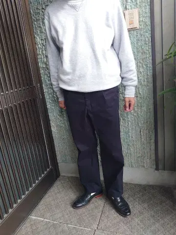 코튼 와이드 슬랙스