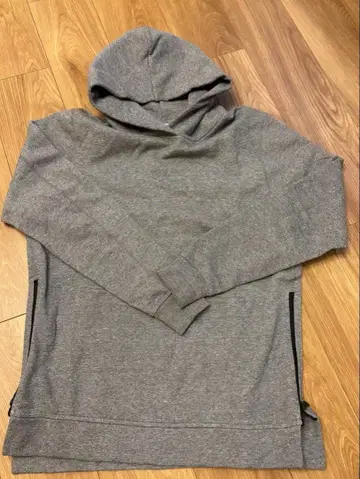 JOHN ELLIOTT 그레이 후드 부착 후드티