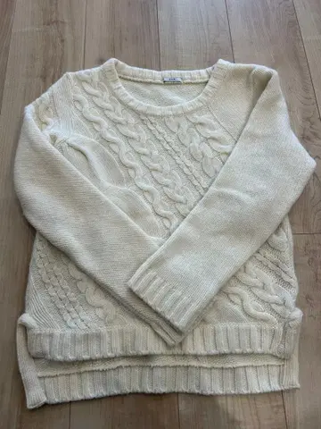 IENA 이에나 케이블 니트 울 80%