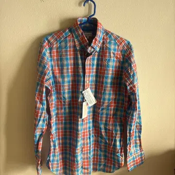 GUY ROVER 체크 무늬 긴팔 셔츠 S 미사용 새상품