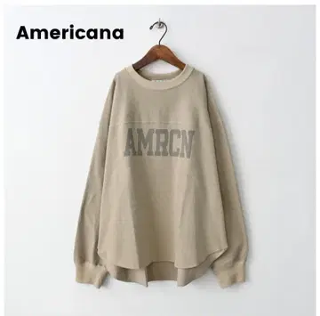 미사용 새상품 Americana 빈티지 천축 풋볼 Tee