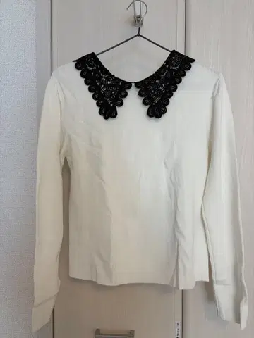 Te chichi 레이스 카라 니트 풀오버