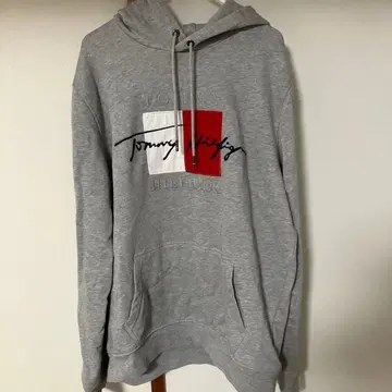 타미힐피거 그레이 후드티
