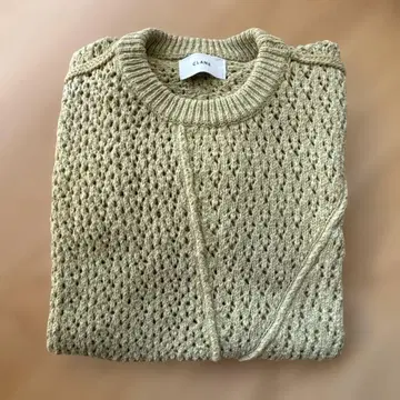 CLANE 시스루 니트 긴팔