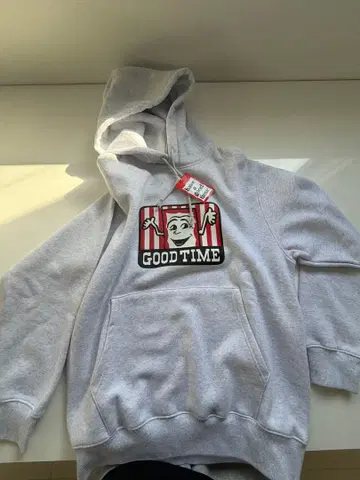have a good time 그레이 후드티 M
