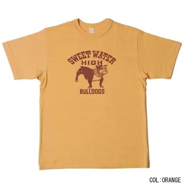 새상품 웨어하우스 4601 SWEET WATER 티셔츠 불독