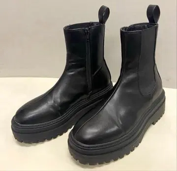 AZUL BY MOUSSY 통굽 트랙 밑창 사이드 고어 부츠 M 사이즈