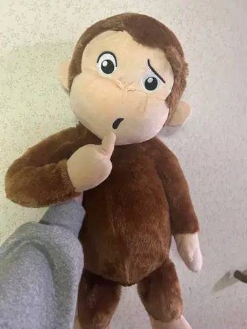 호기심 많은 조지 봉제 인형