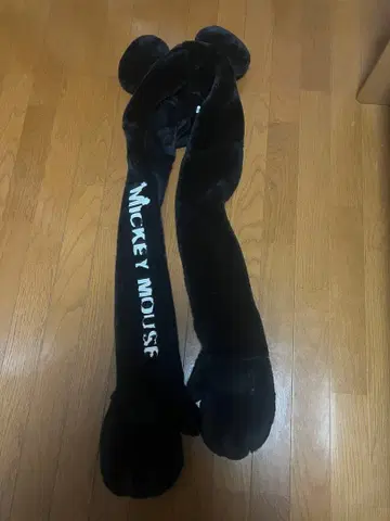 미키마우스 팬캡 블랙 장갑 포함