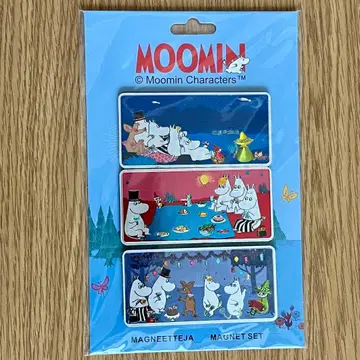 무민 밸리파크 공식 알루미늄 마그넷 3종 세트