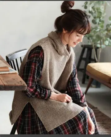 서울베리 soulberry 터틀넥 니트 베스트