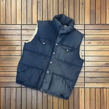 90s THE NORTH FACE 브라운 택 다운 베스트 60/40