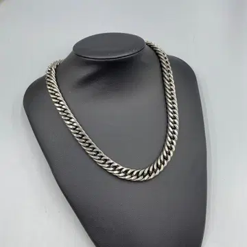 28 빈티지 TITAMUM 실버 트위스트 체인 목걸이