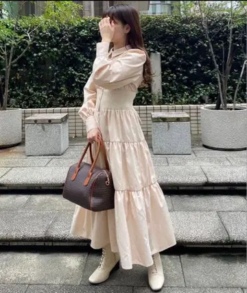 코르셋 셔츠 원피스