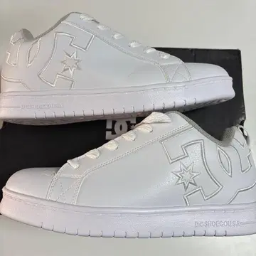 새상품 DC 화이트 스니커즈 27cm