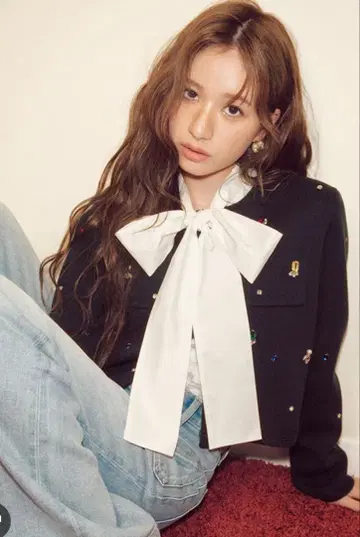 Lily Brown 비쥬 니트 자켓