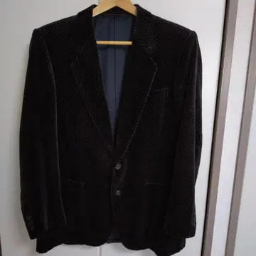 다크 브라운 코듀로이 테일러드 자켓