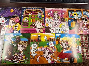 하마사키 아유미 LINE 콜라보 엽서 7장 미사용 새상품