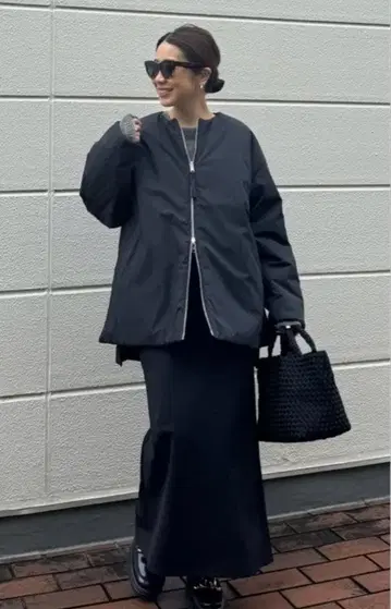 새상품급 STATE OF MIND 퀼팅 자켓 리버서블