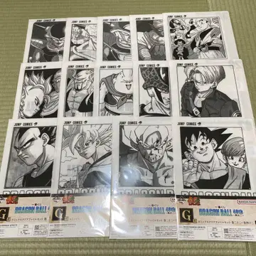 제일복권 드래곤볼 40th G상 코믹스 클리어 파일 세트 14종