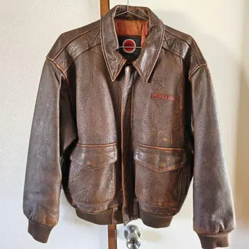 LUCKY STRIKE A-2 가죽 자켓