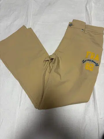 le coq sportif 르꼬끄 스포르티프 골프 팬츠 베이지 속기모