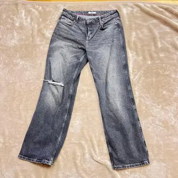 TOMMY JEANS 데미지 가공 데님 팬츠