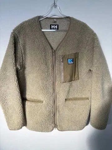 헬리 한센 베이지 플리스 자켓 XL