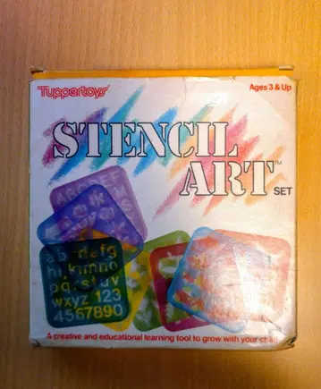 Tupper Toys 스텐실 아트 세트