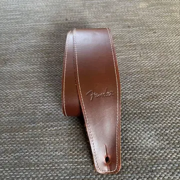 Fender 가죽 기타 스트랩 브라운