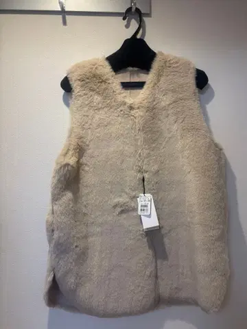 택 포함 새상품 21000엔 Vin 에코 퍼 베스트 아우터 스콧 클럽