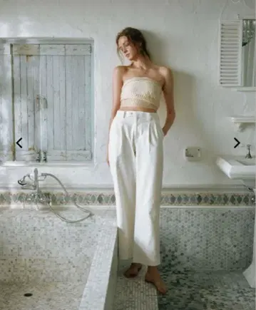 마르노 카리나 팬츠 화이트 사이즈 1 카리나 팬츠 마루바야시 히로나