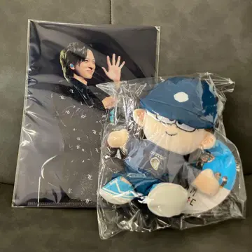 테라니시 타쿠토 봉제 인형 클리어 파일 세트