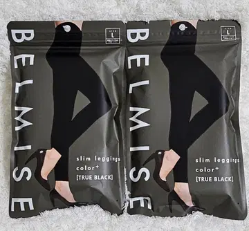 BELMISE 슬림 레깅스 블랙 L 사이즈 2장 블랙