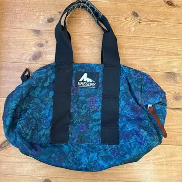 GREGORY 보스턴 백 꽃무늬 블루 계열
