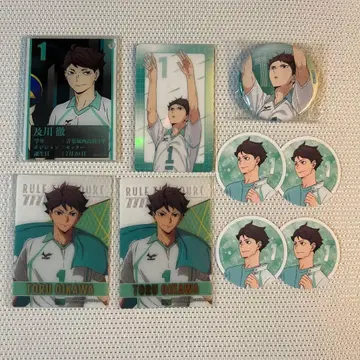 하이큐 오이카와 오이카와 토오루 아크릴 카드 클리어 카드 캔뱃지 특전
