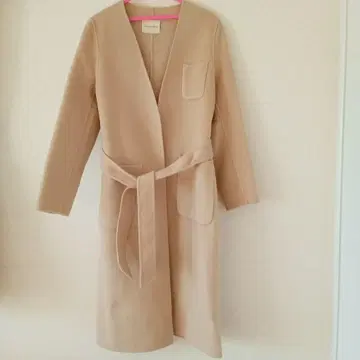 eversince 베이지 롱 코트