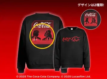 코카콜라 스타 워즈 맨투맨 아나킨 스카이워커 & 다스 베이더